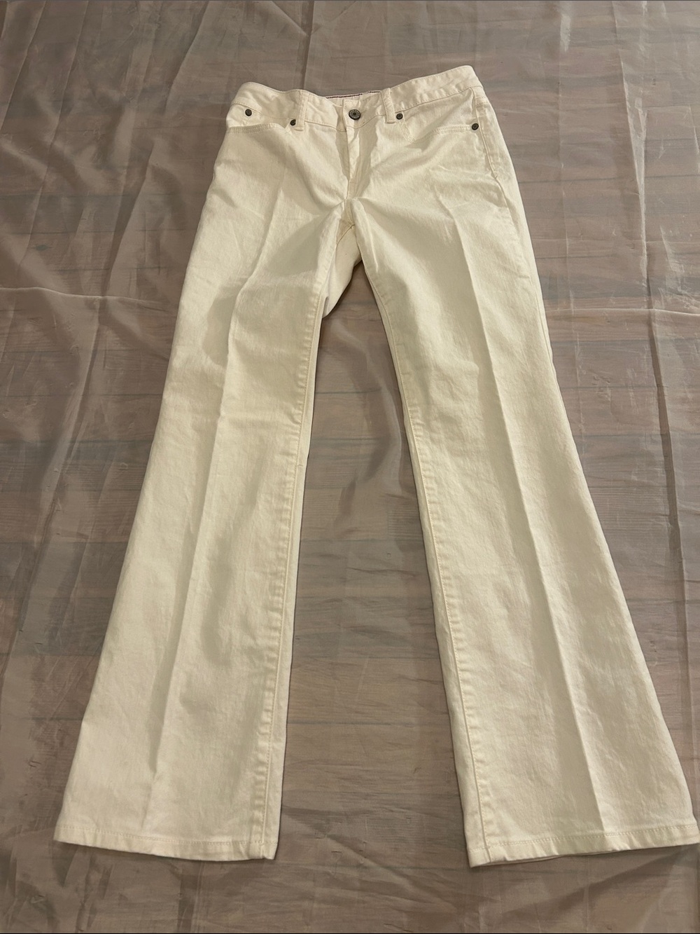 Talbots Heritage Cream boo cut  Jeans